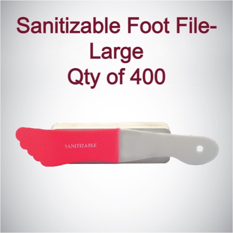Sanitizable Foot File- Large